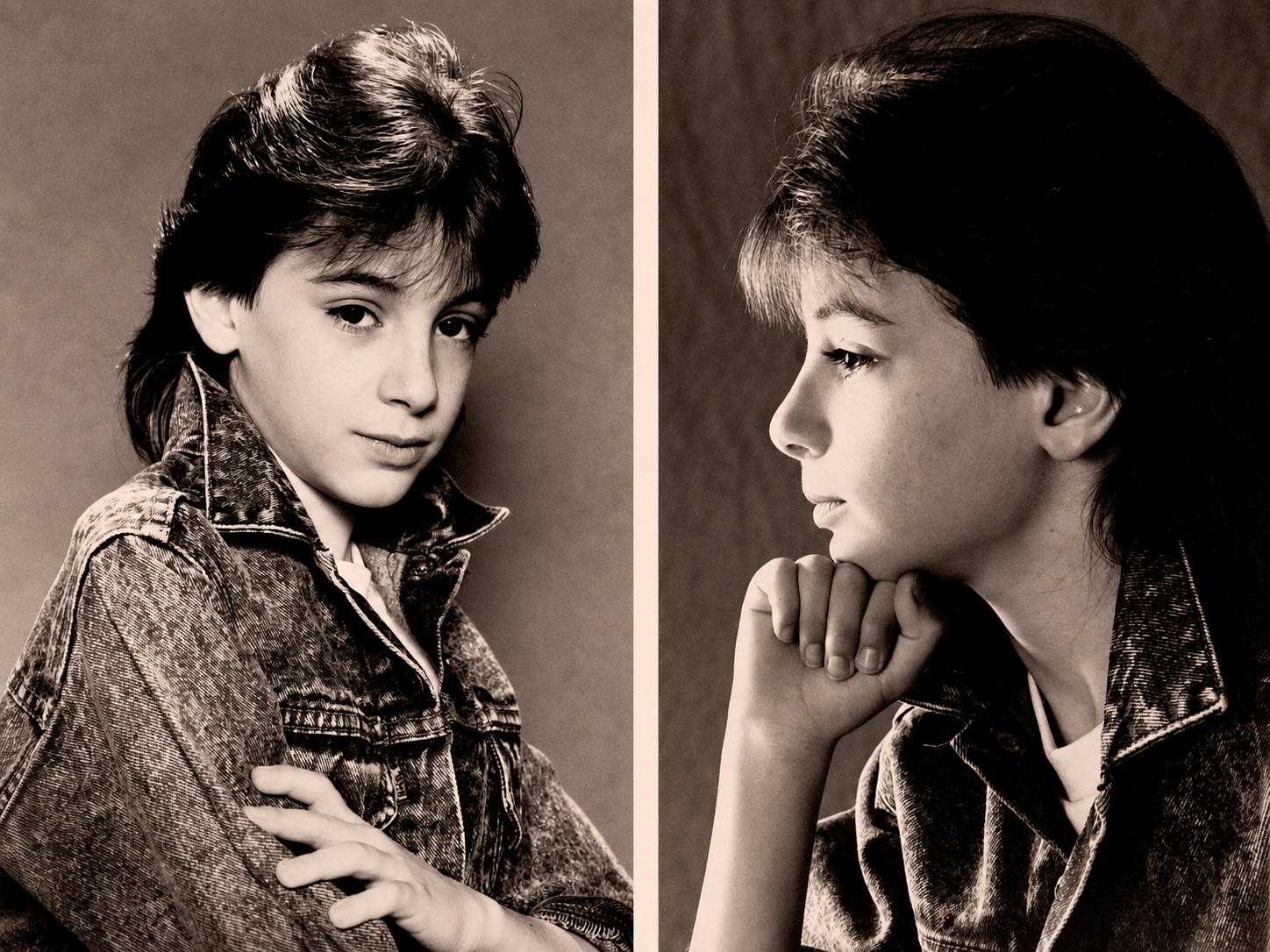 Patrick Diogenia as a child performer in a professional headshot
