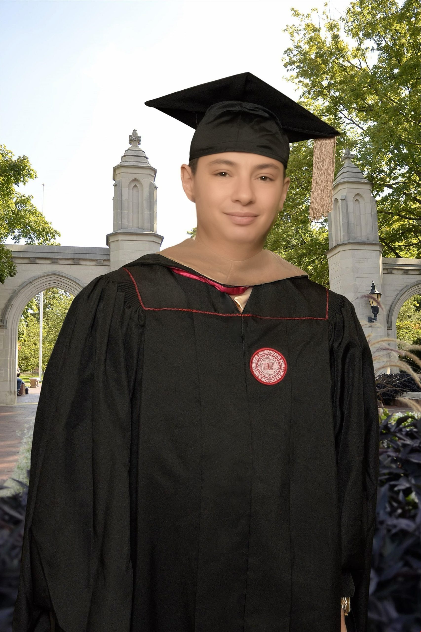 Patrick Diogenia at his Indiana University MBA graduation