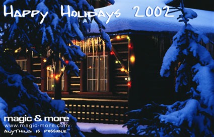 Magic and More holiday catalog cover from 2002